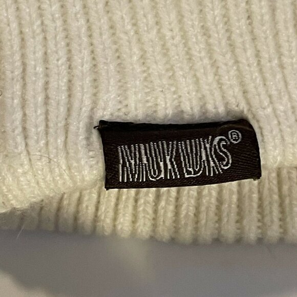 Muk Luks Acrylic Knit Winter Set - Scarf Beanie & Mittens Nordic Snowflake Patte - Picture 2 of 5